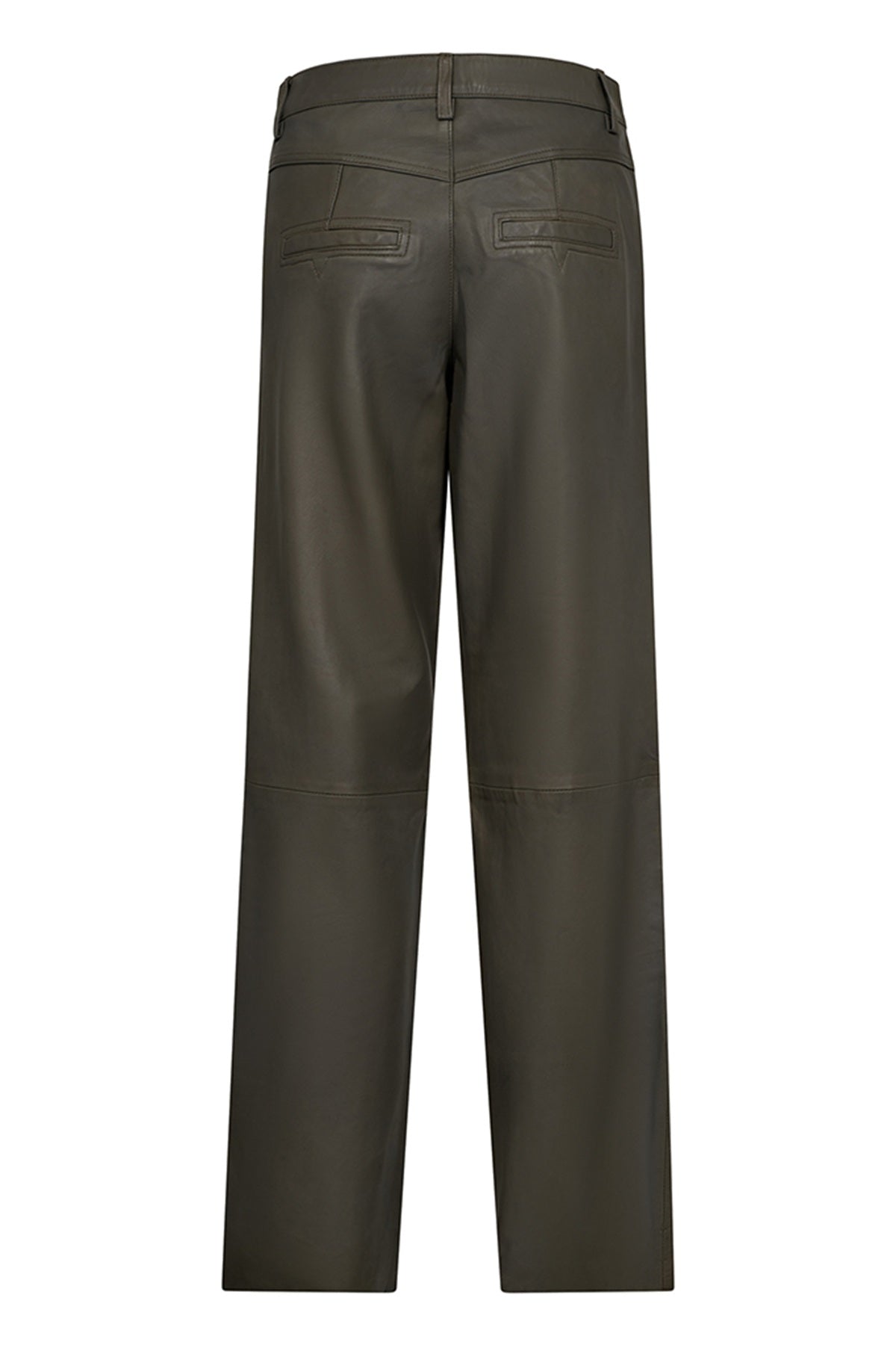 Depeche BoaDEP Pants HW Full Length Straight Leg, Khaki