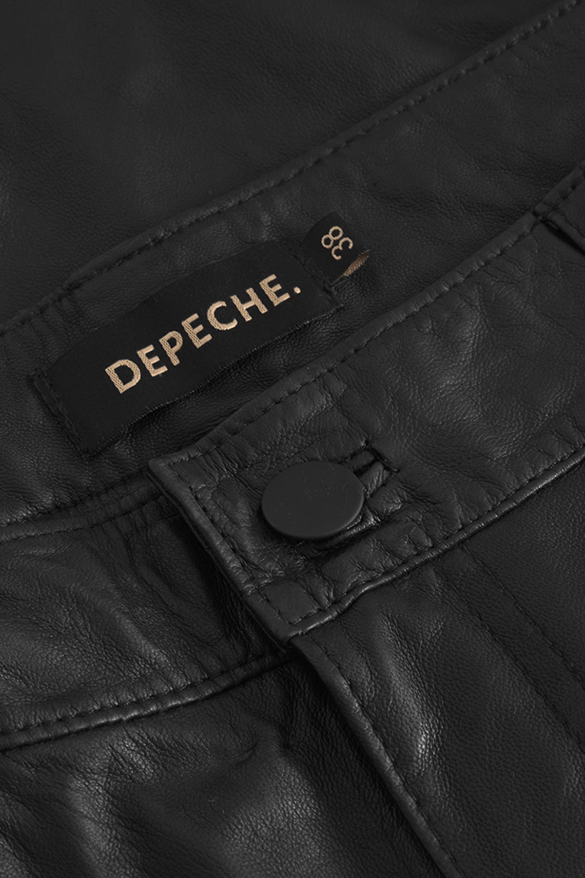 Depeche BoaDEP Pants HW Full Length Straight Leg, Black
