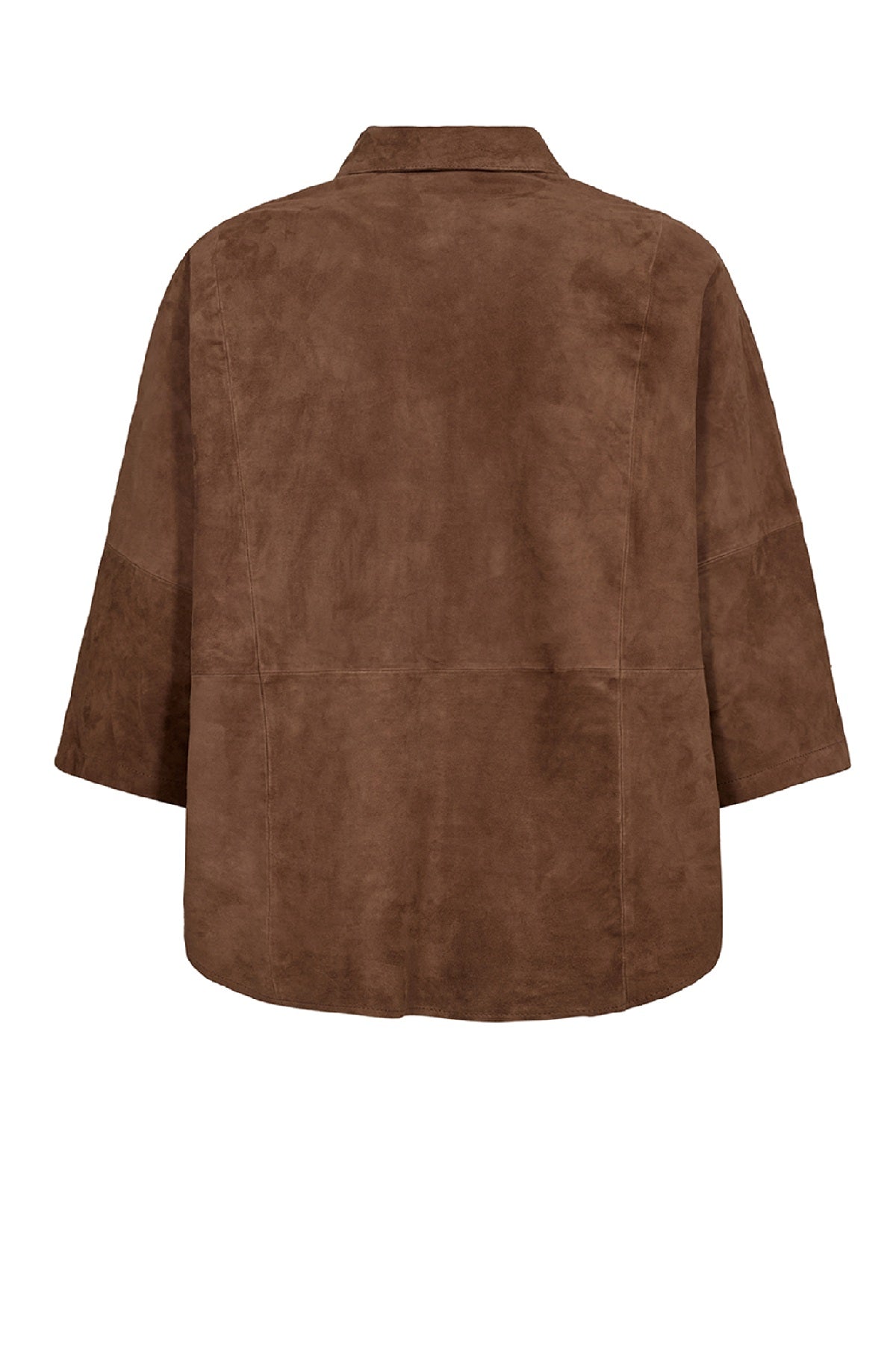 Depeche TennaDep Suede Shirt, Wood