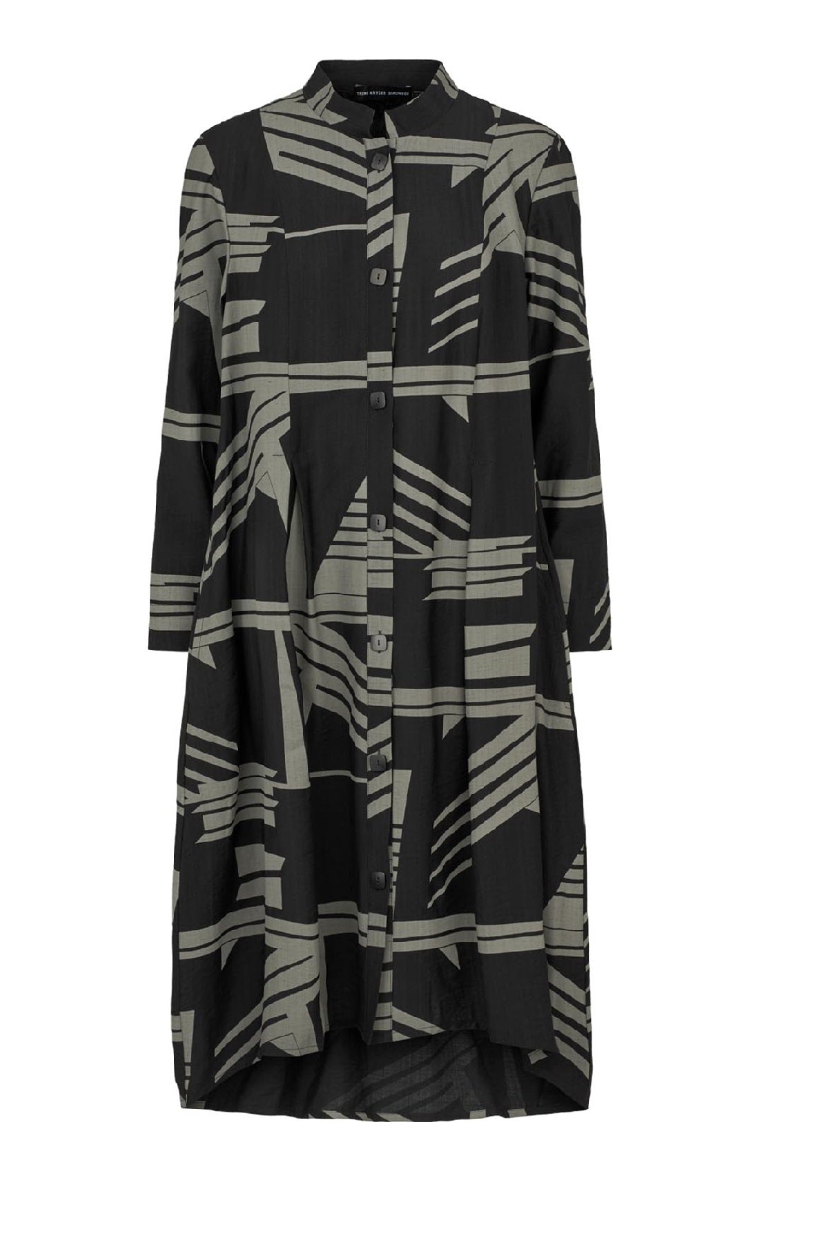 Trine Kryger Simonsen SHIRT DRESS YUKIO (653580), black/grey