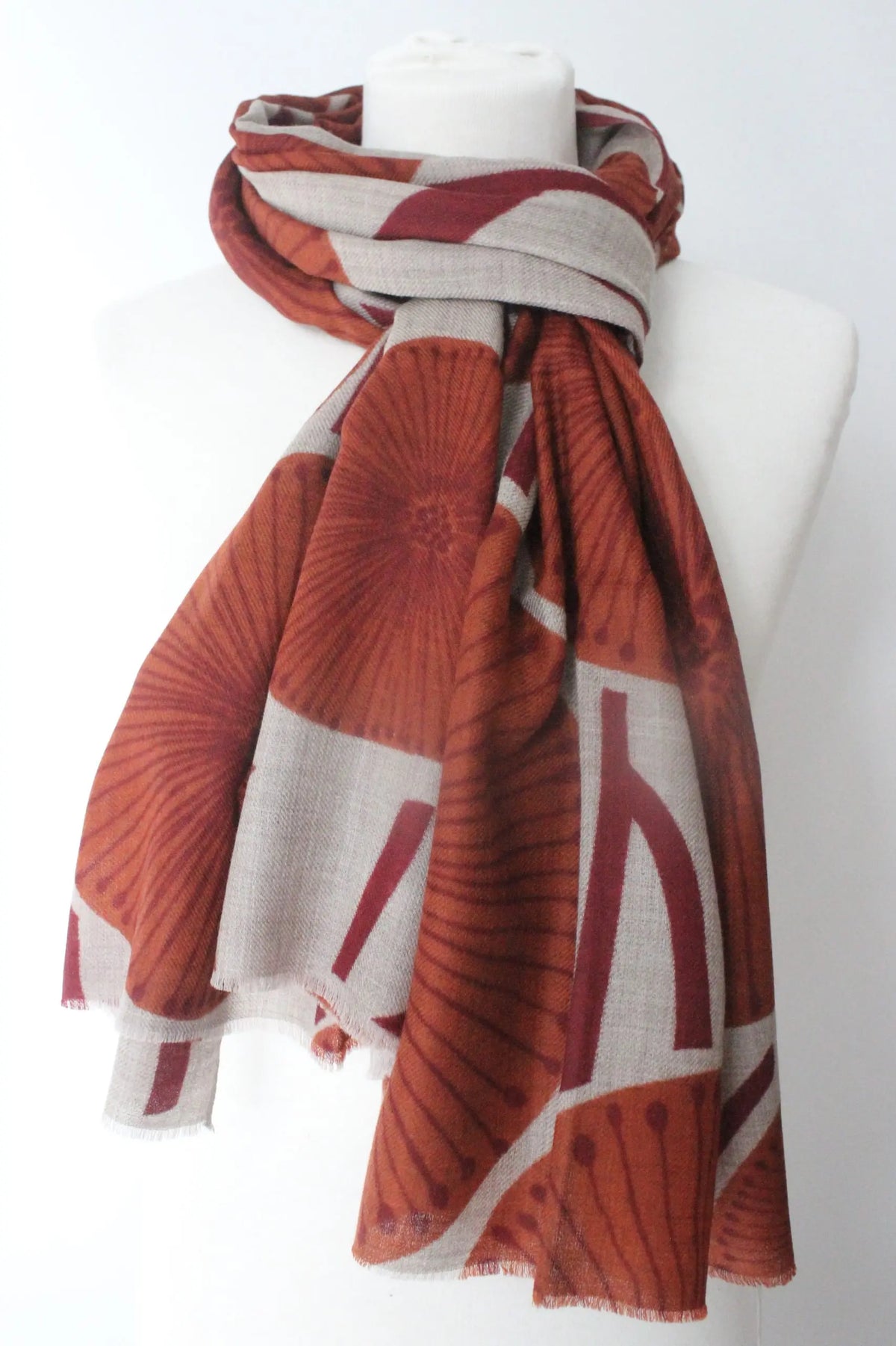 Sjaelz S057T Sunflower TD, Bordeaux/Orange