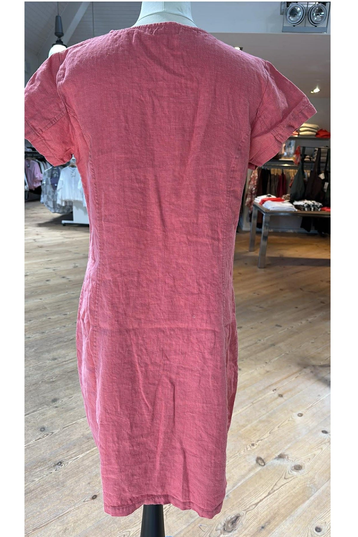 Thing tunika/kjole i hør 7147, Faded rose