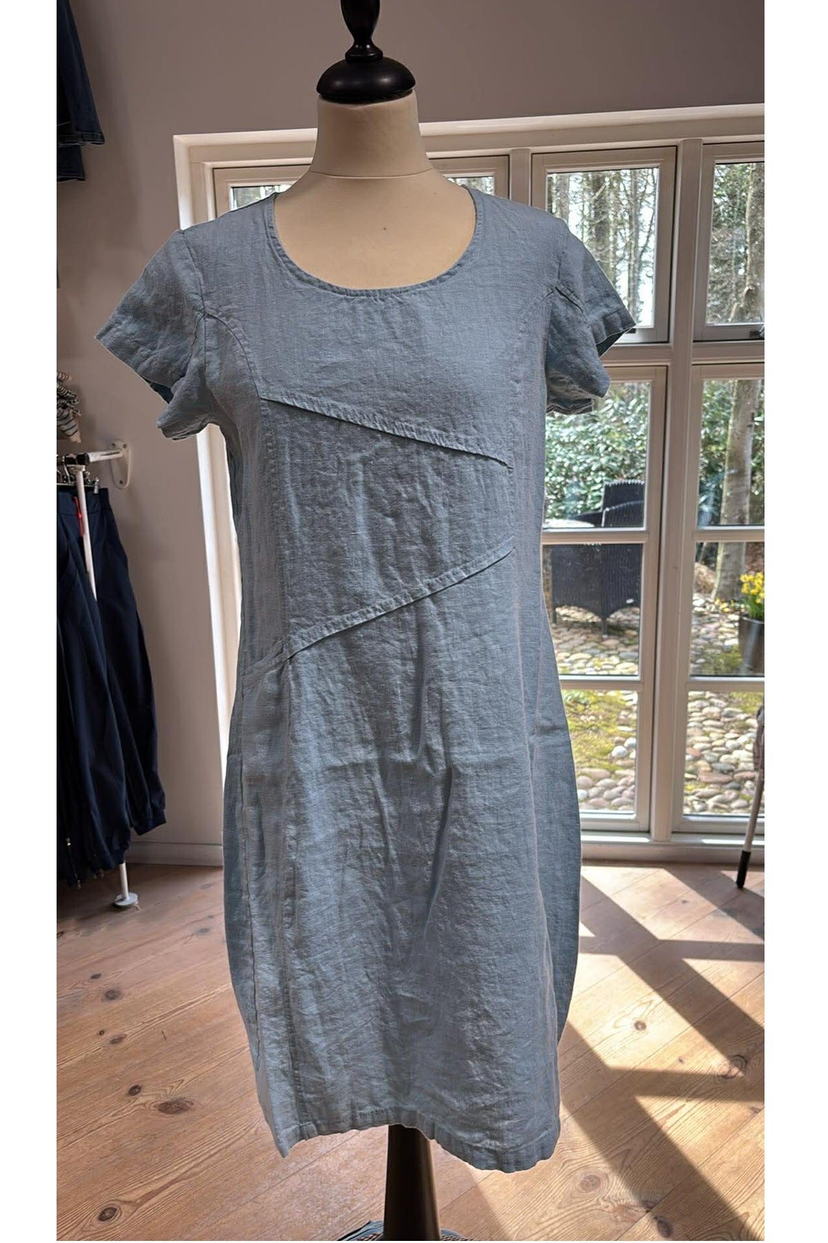 Thing tunika/kjole i hør 7147, Sky