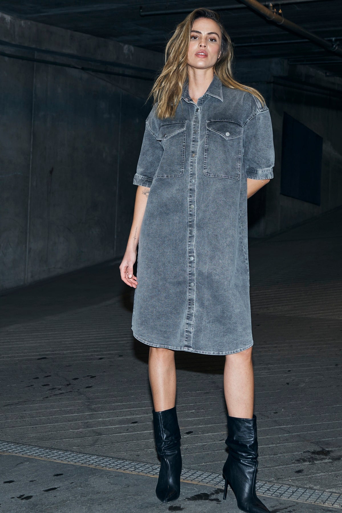 NÜ Denmark Yuna Tunic, Grey mix