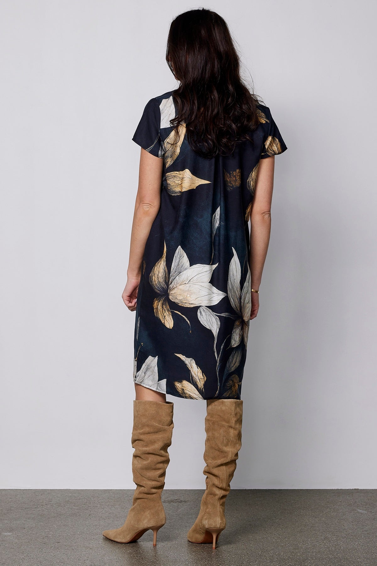 NÜ Denmark Zoya Dress s/s, Black mix