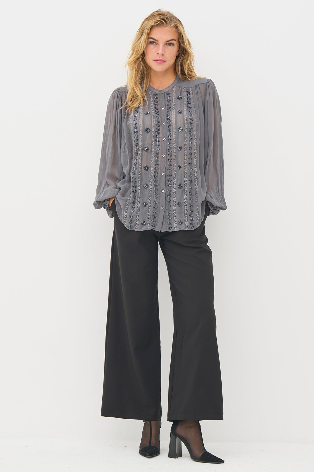 NÜ Denmark Bea Shirt, Iron grey