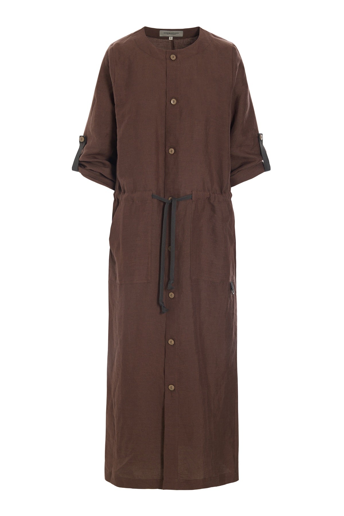 Henriette Steffensen 87001 LONG JACKET, CHOCOLATE