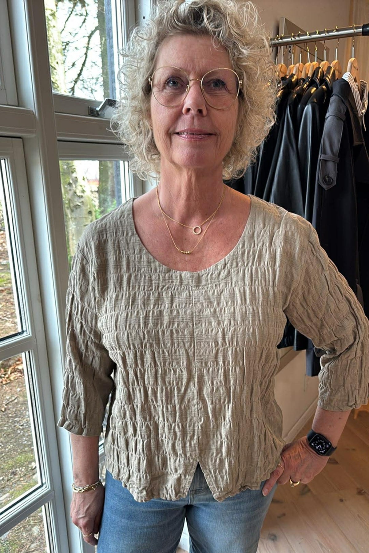 Thing bluse 7202, Putty