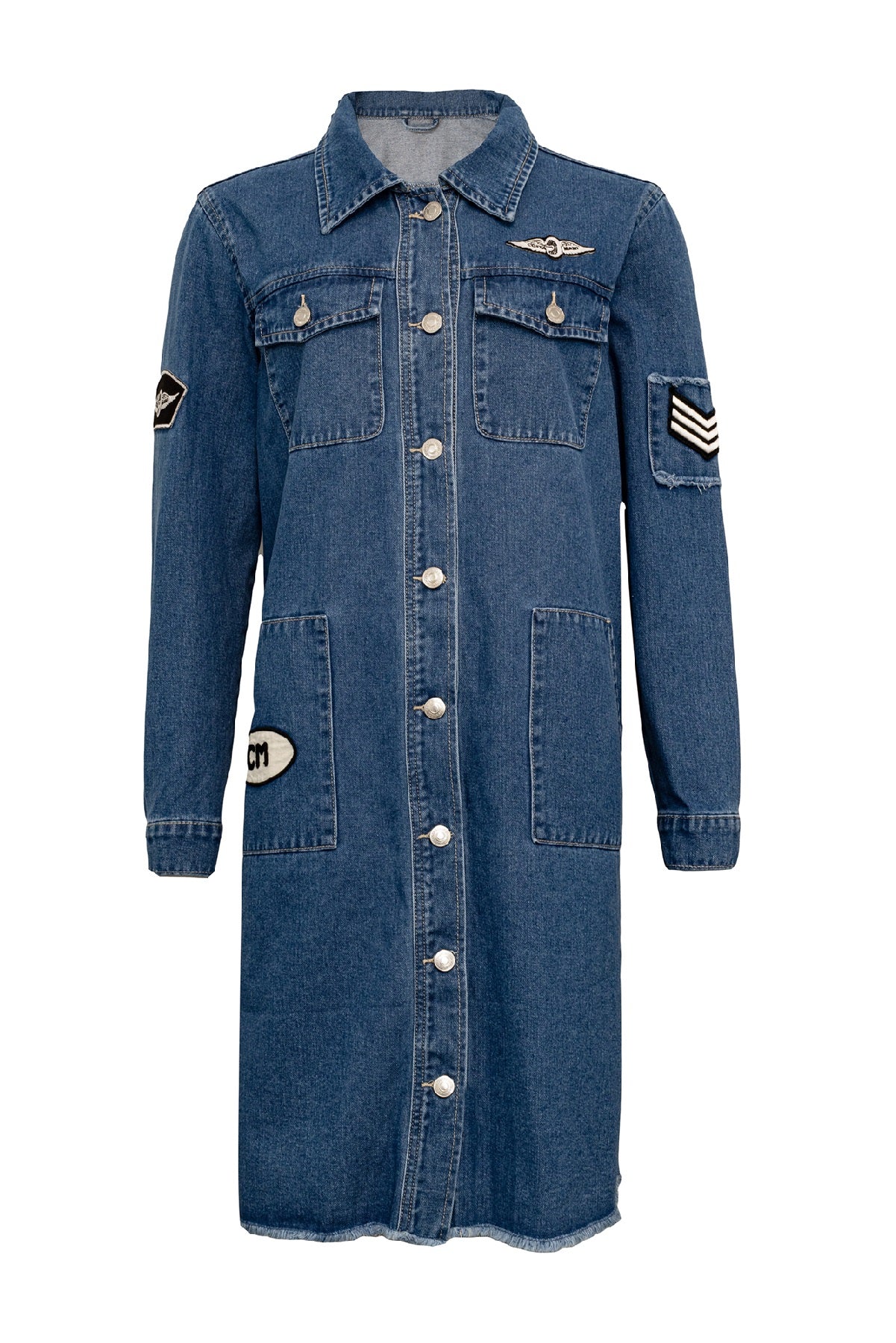 Costamani Foxy Denim Long Jacket (2501909) Denim blue