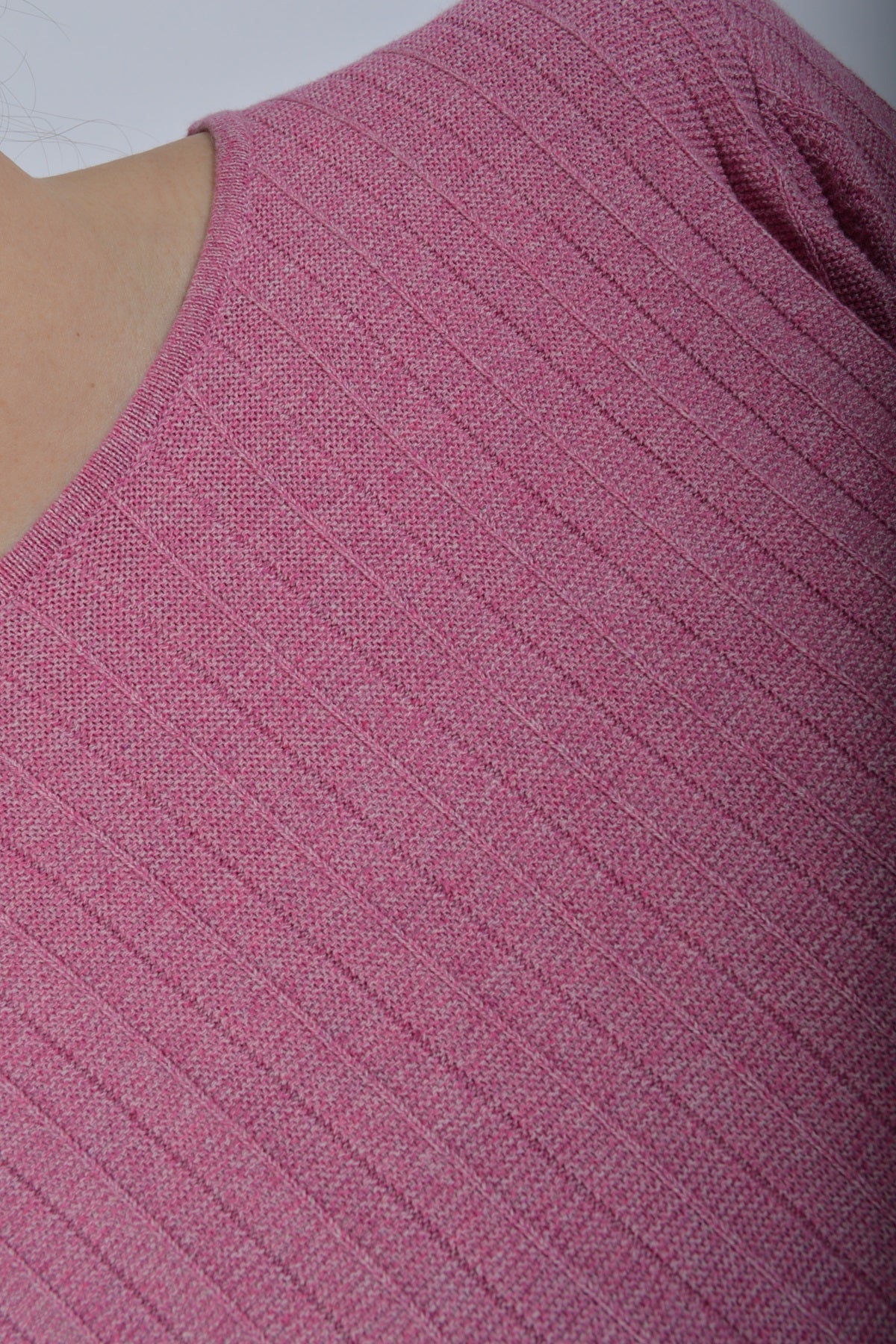 Nature of Knitwear SAGA strik, Pink Twist