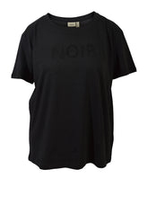 Fransa FRROUGE TEE 1,  BLACK EMB