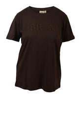 Fransa FRROUGE TEE 1,  CHOCOLATE