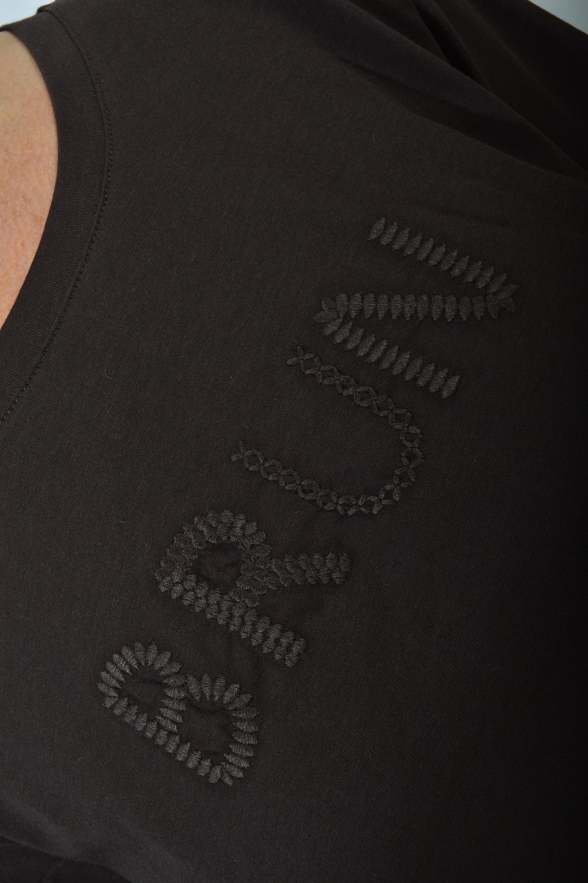 Fransa FRROUGE TEE 1,  CHOCOLATE