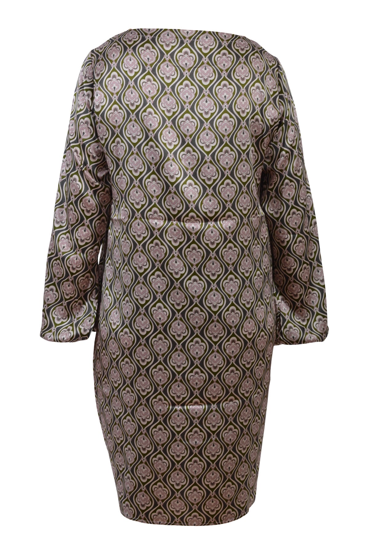 Charlotte Sparre Boat Neck Dress 3020, Carmine Green