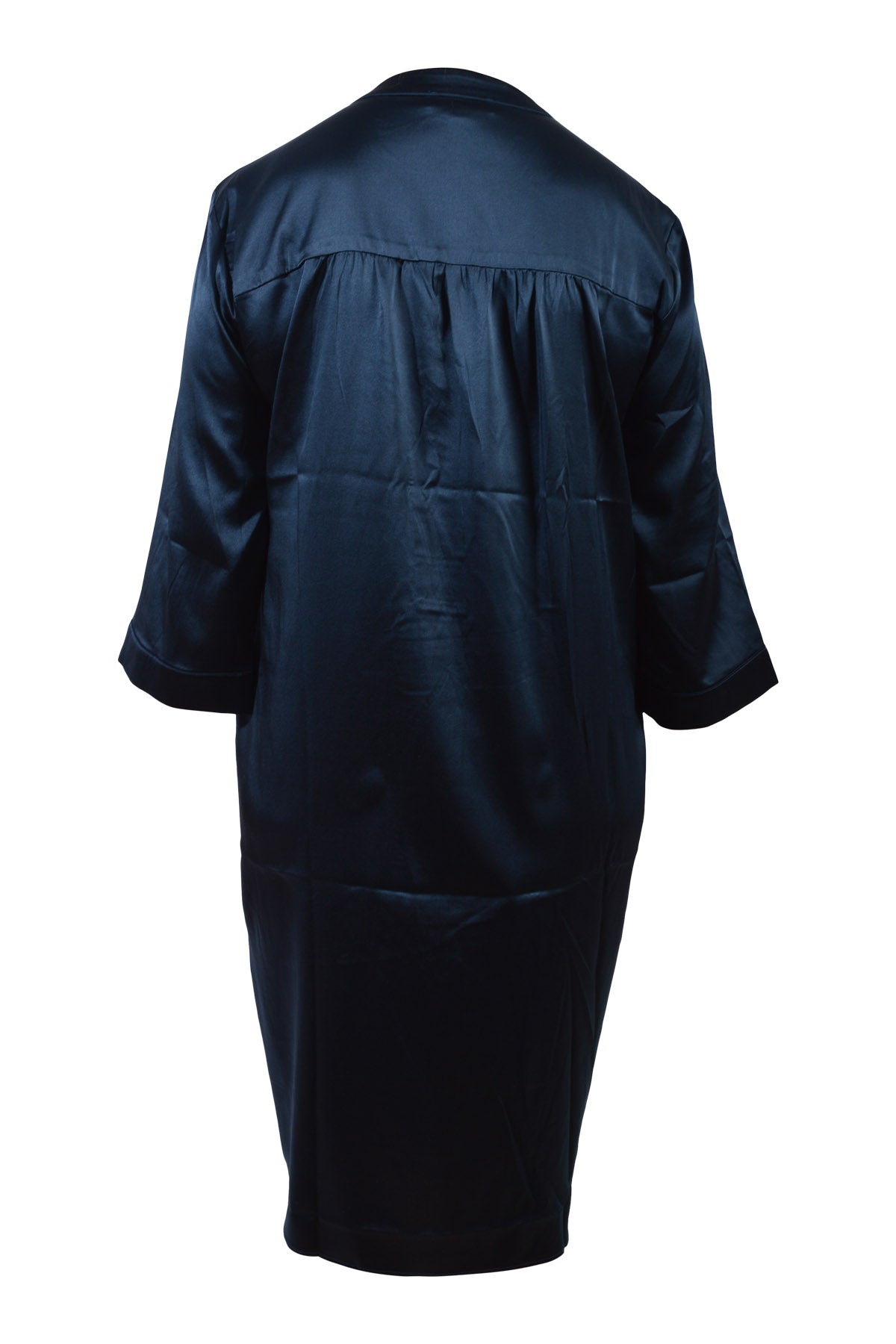 Charlotte Sparre Winter Bliss Dress 3021, Solid Satin Navy