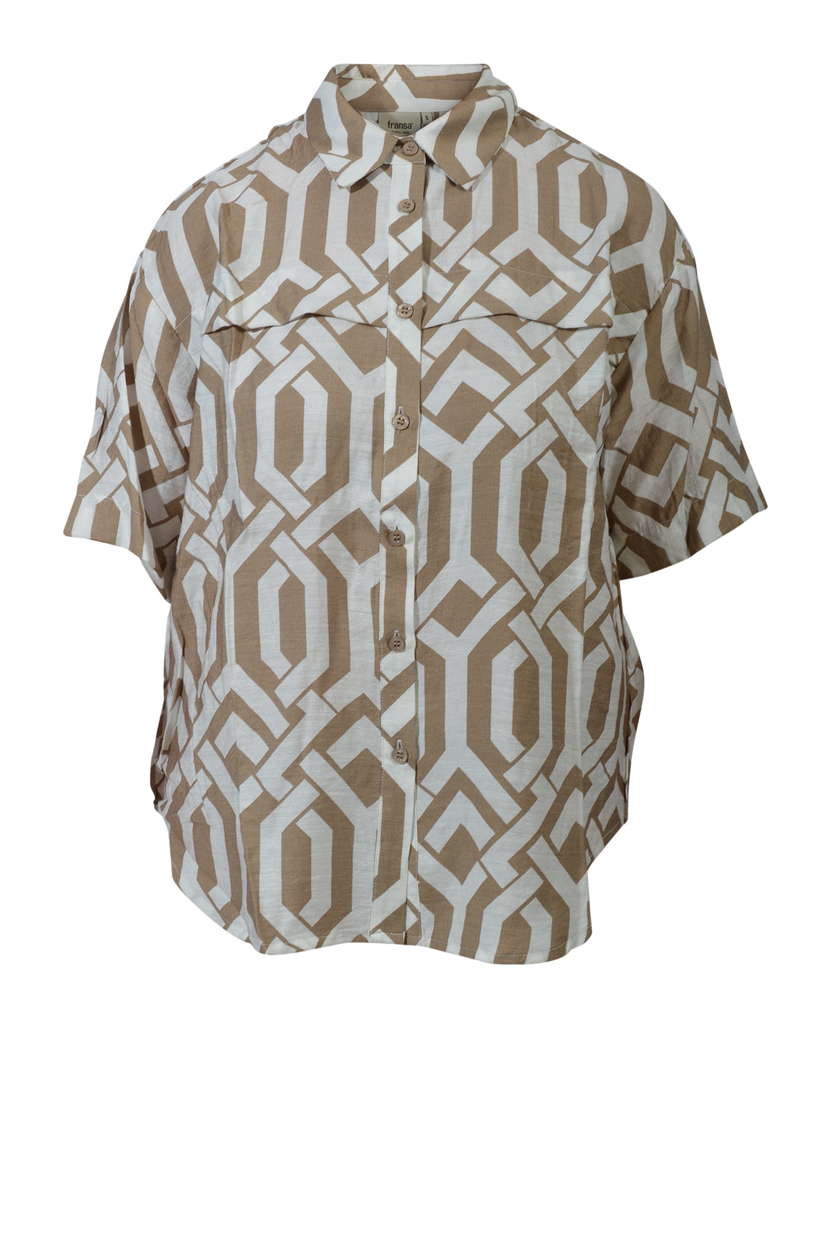Fransa FRARIANA SHIRT 5, Silver Mink Mix