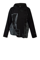 E Avantgarde bluse 14871-9982, Black-Silver