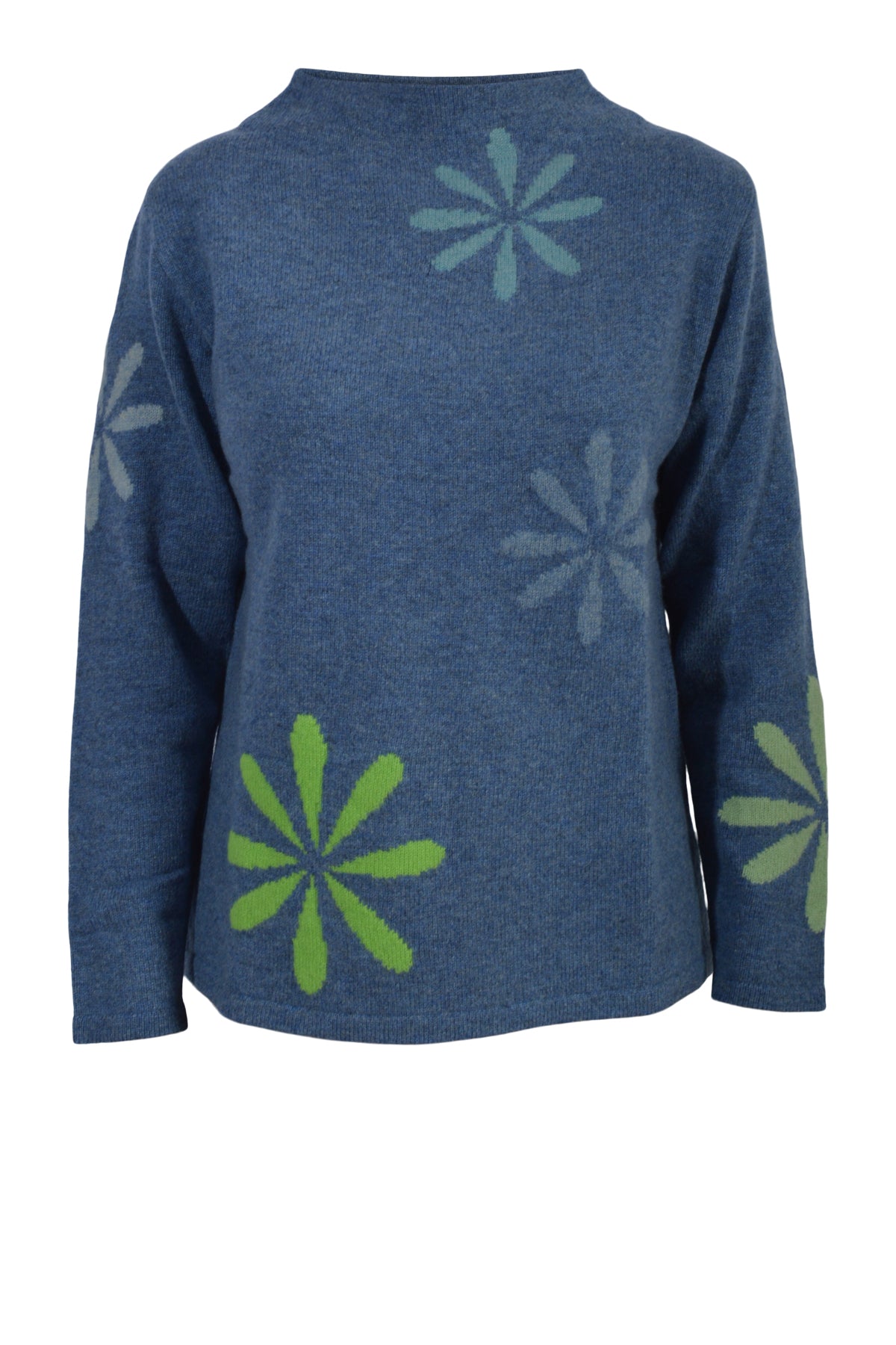 Nature of Knitwear IRANI strik, Sky