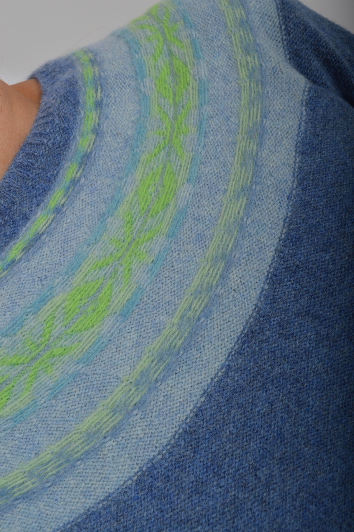 Nature of Knitwear GOLAN strik, Sky