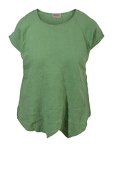 Thing bluse i hør 6935, Mossy
