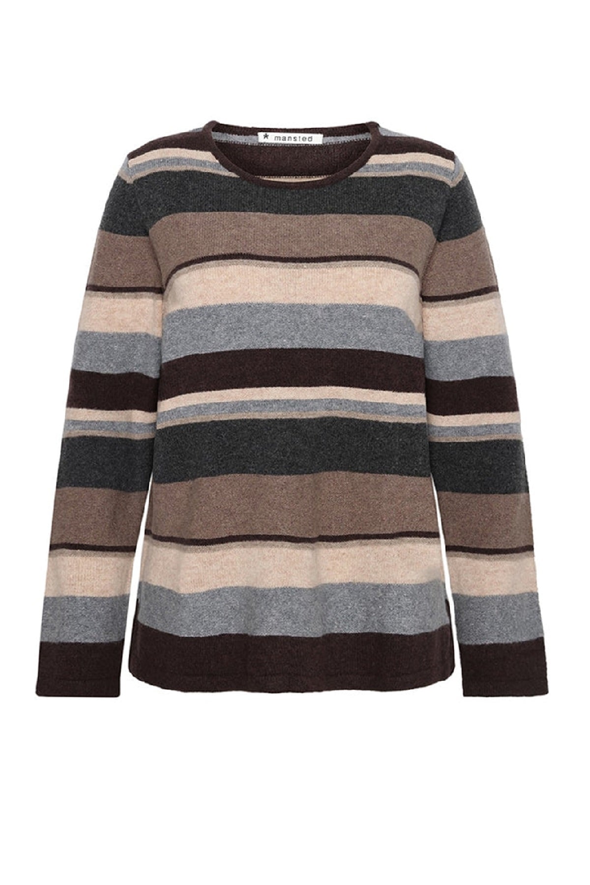 Mansted FABIA strik, dark brown
