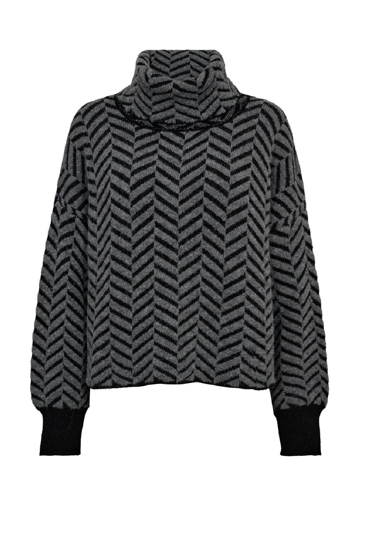 Gossia GinaGO Sweater, Black Grey Mix