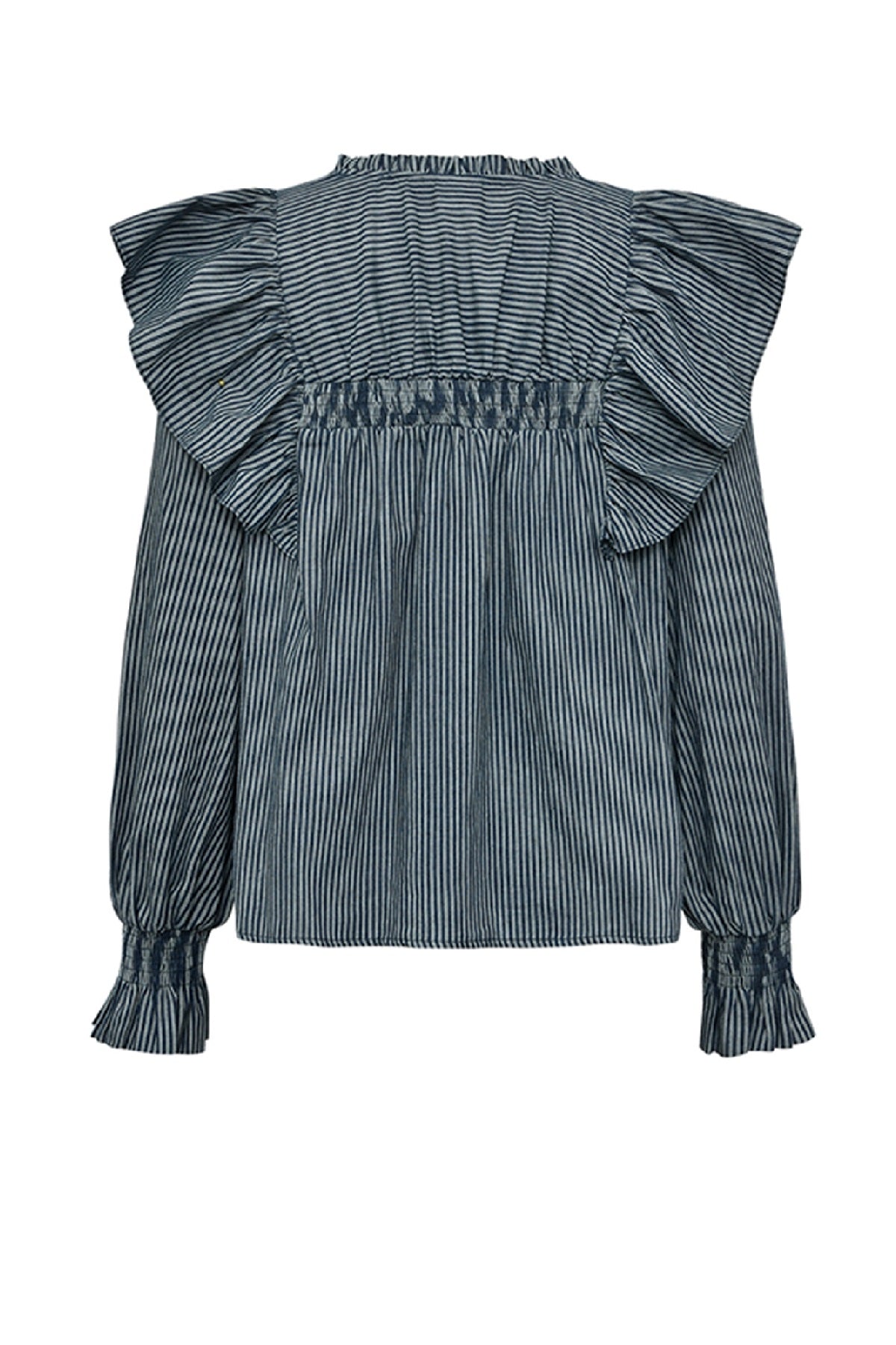 Gossia KarolaGO Blouse, Navy Blue stripes