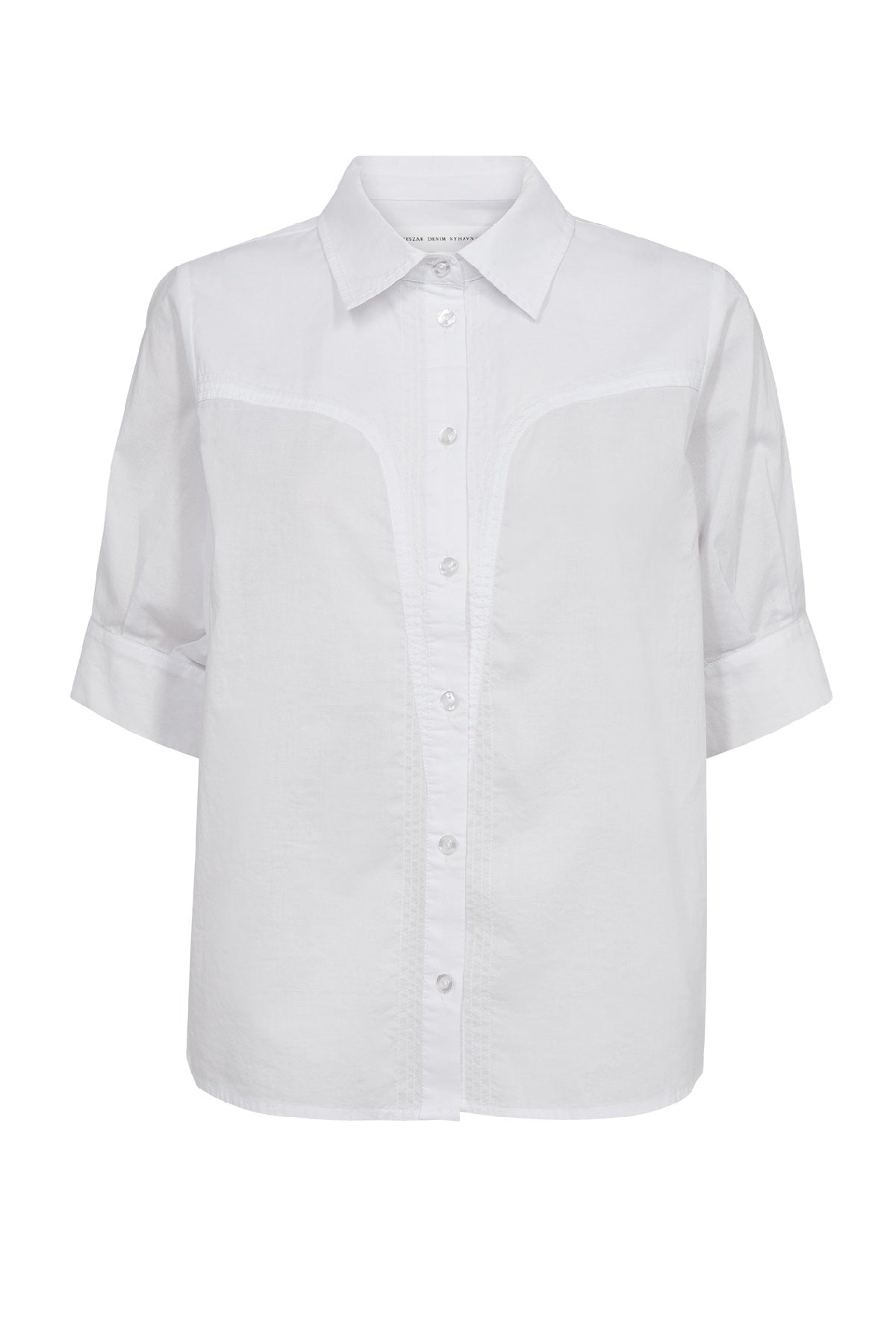 Pieszak Whitney Boheme SS Shirt, Optical white