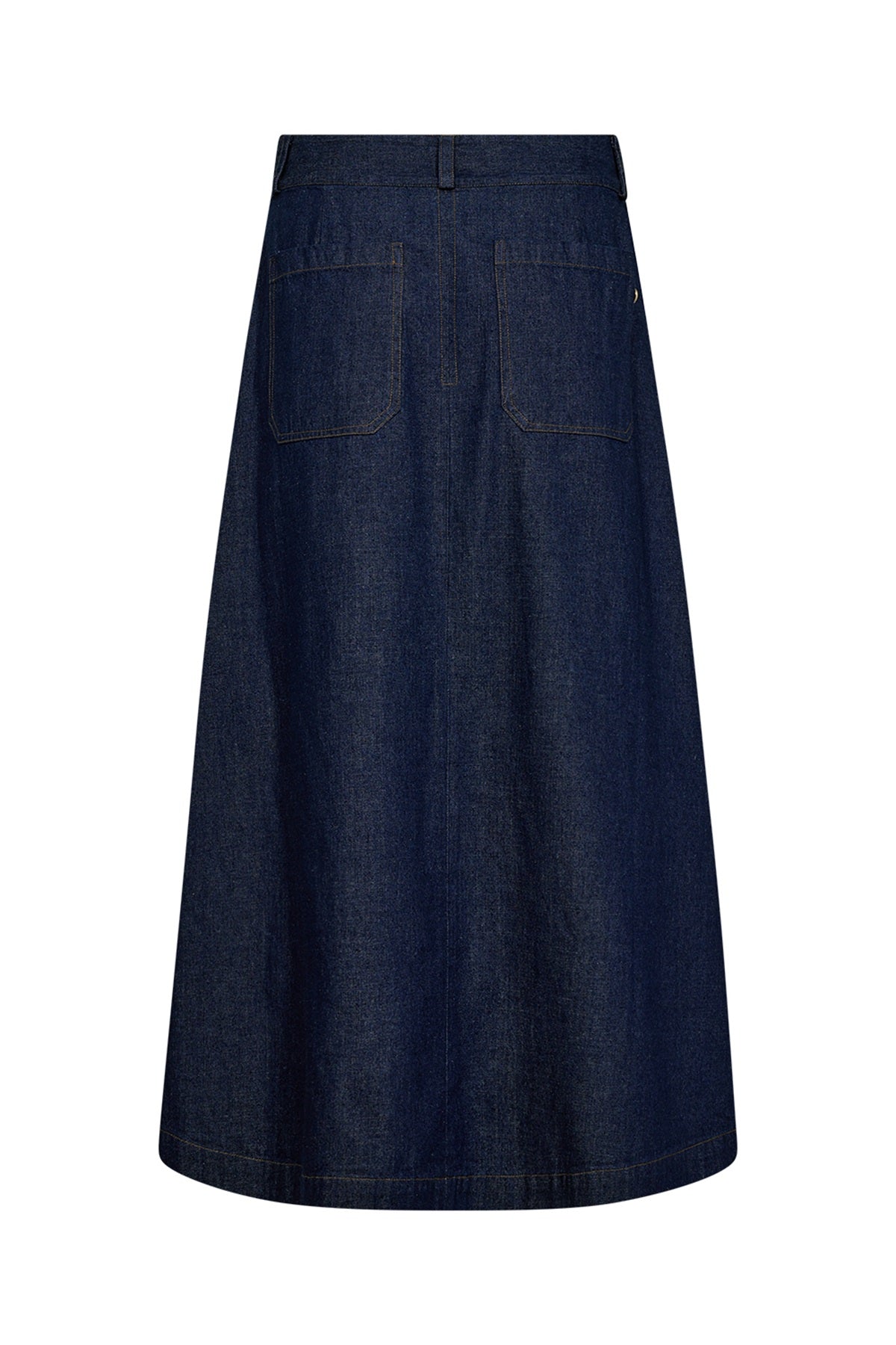 Pieszak Harper Chambrey Pleat Skirt, Rinse Denim