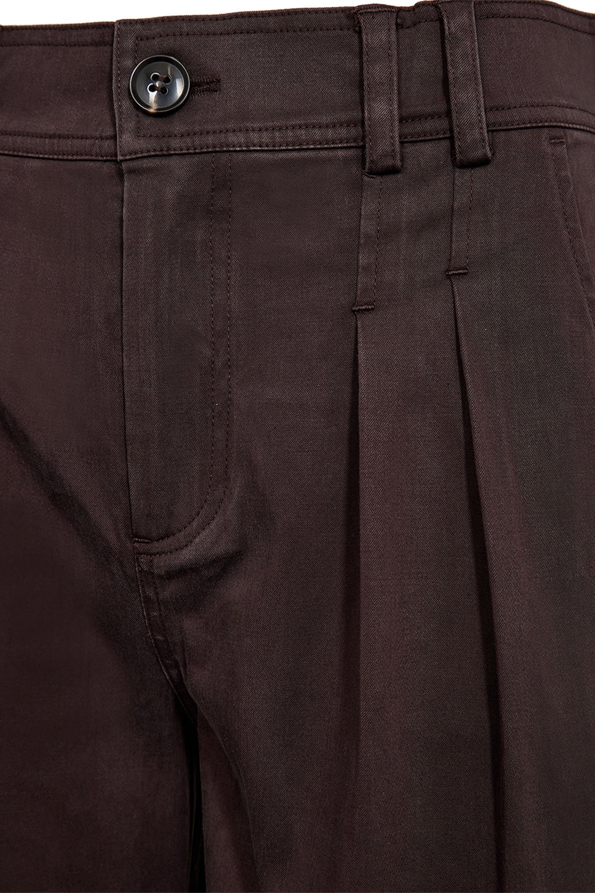 Pieszak Sasha French Pleat Pant, Black Coffee