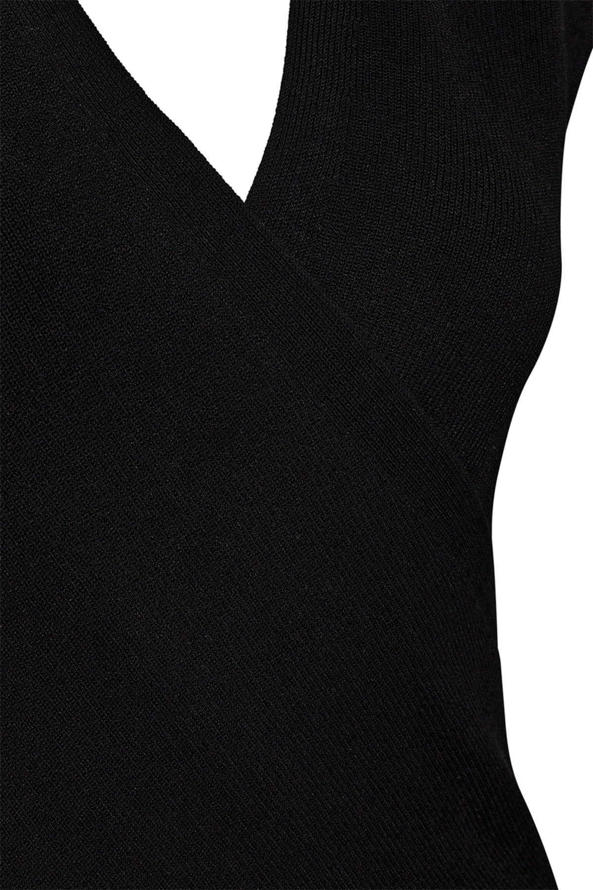 Pieszak Vigga Cross-over Knit Top, Black
