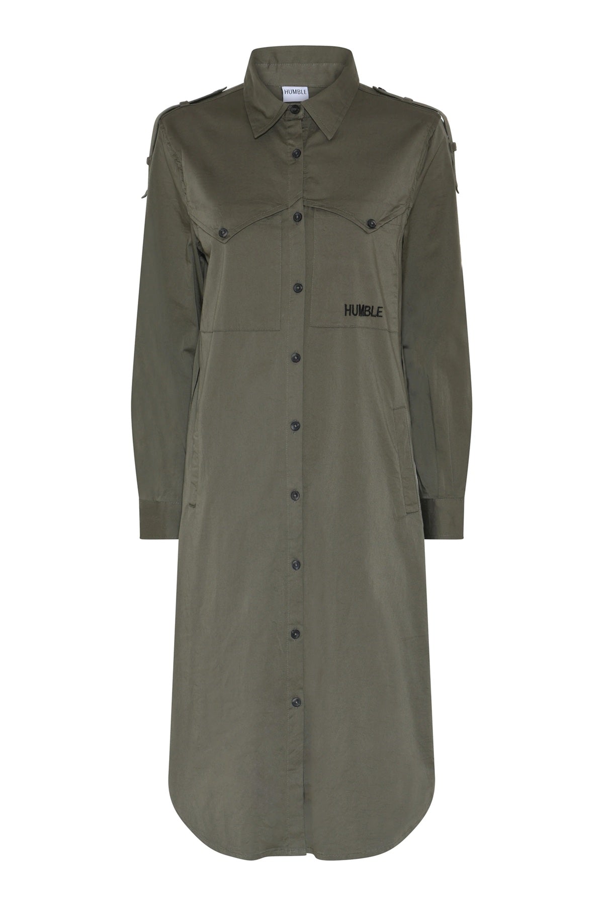 Humble by Sofie MERCI HBS DRESS, forrest combi Humble by Sofie MERCI HBS DRESS, forrest combi
