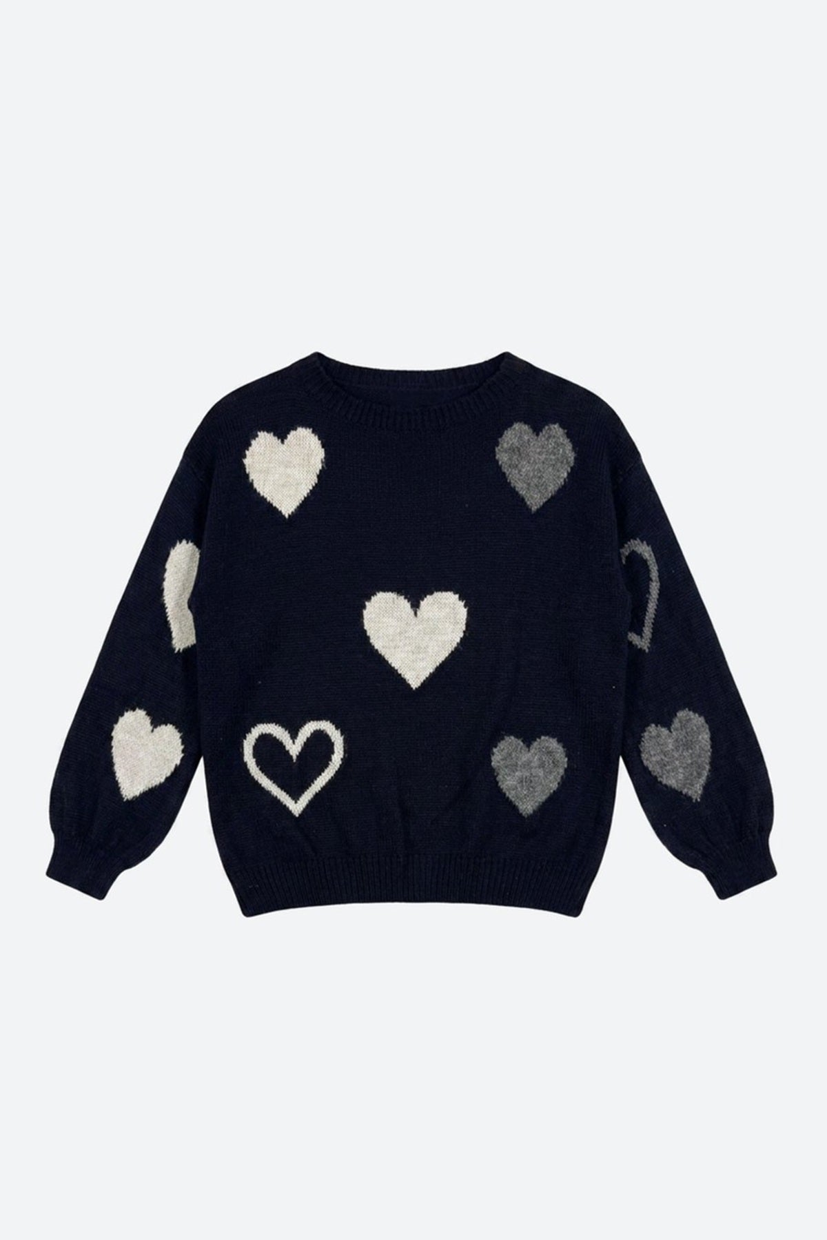 Moondust HEART KNIT, NAVY