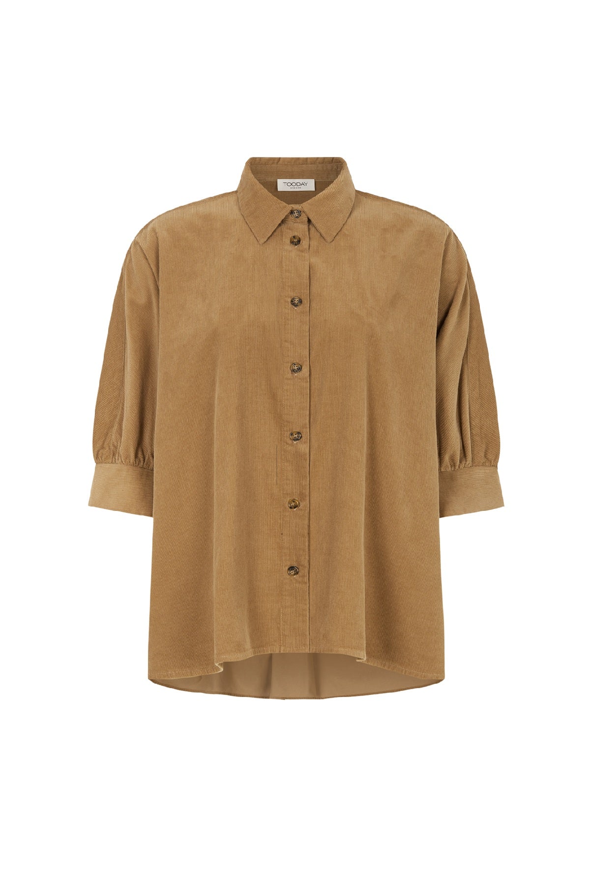 TOODAY Dove Oversized Shirt, Sandy