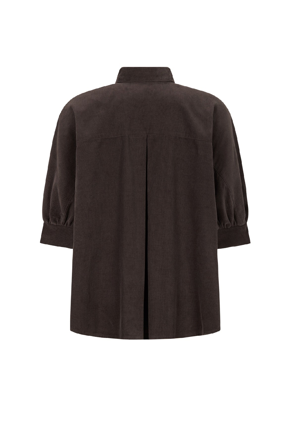 TOODAY Dove Oversized Shirt, Bitter Chocolate
