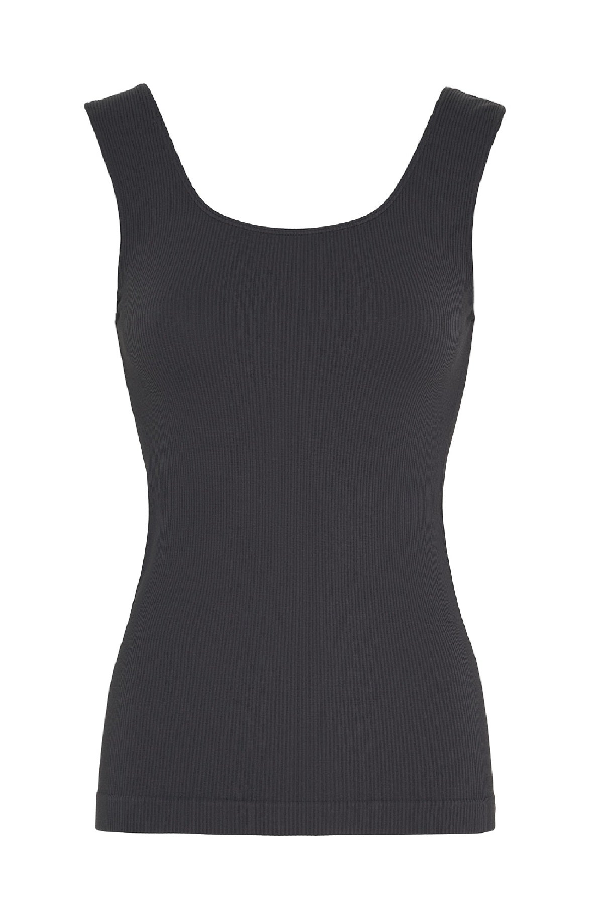Tim & Simonsen Tulle rib top, Antracite