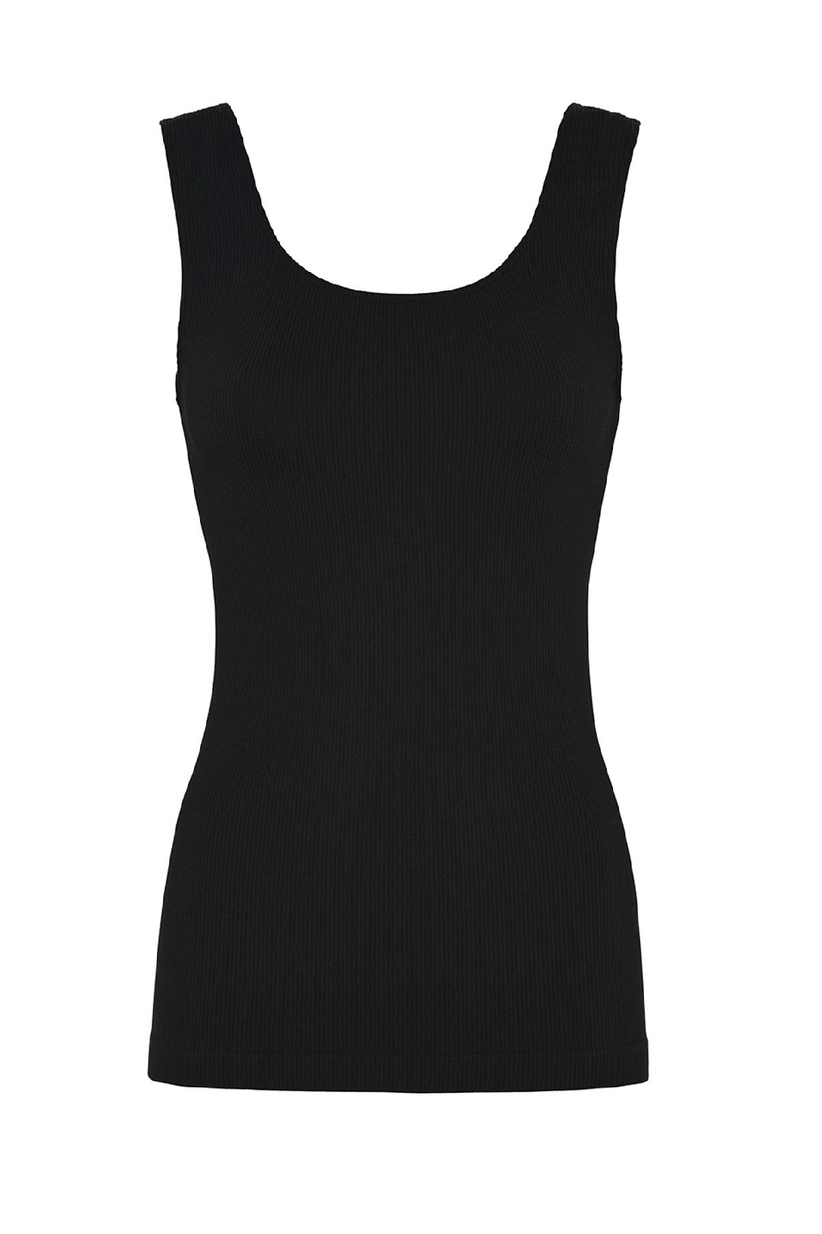 Tim & Simonsen Tulle rib top, Nero