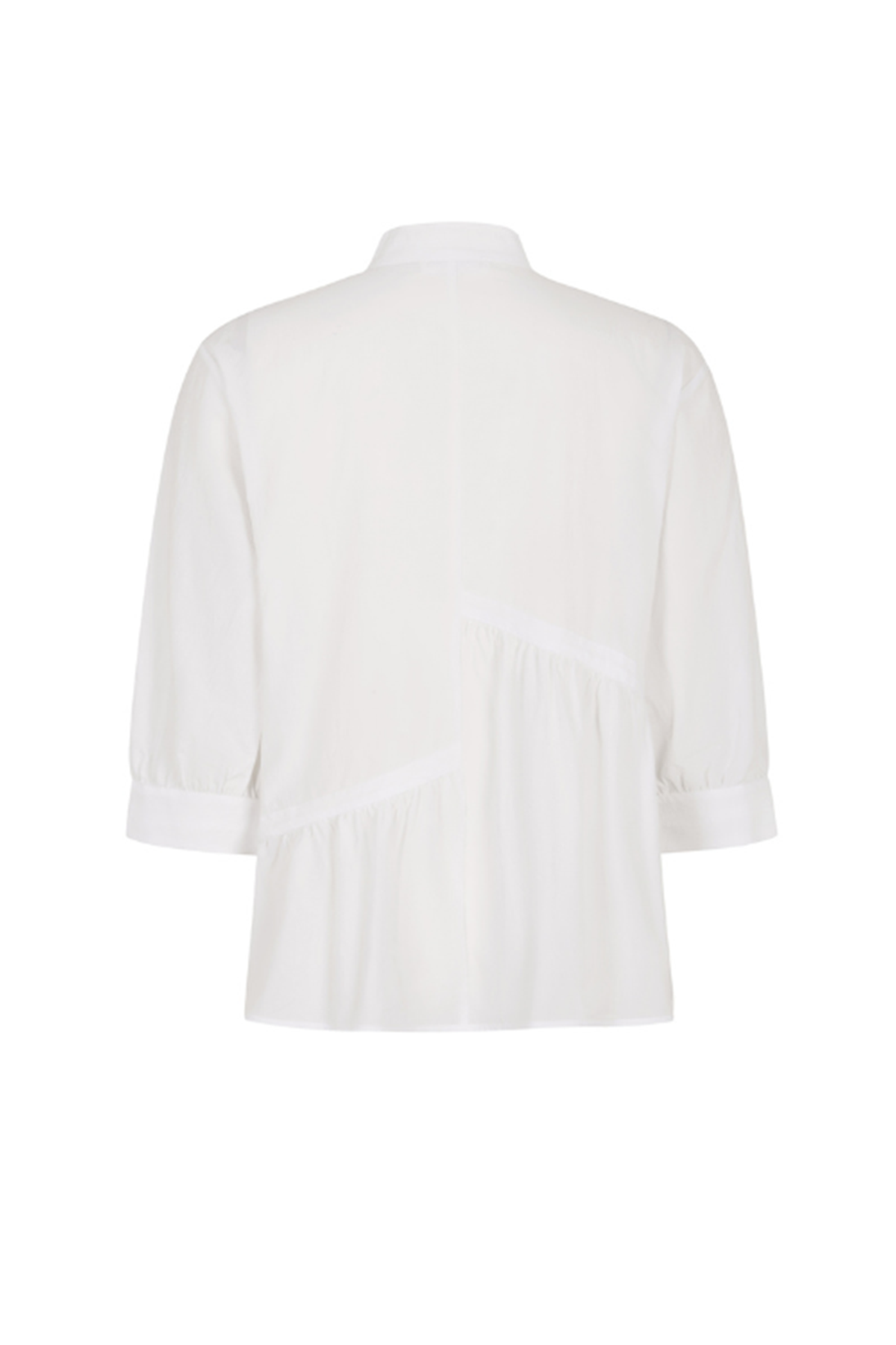 TOODAY Anabel 3/4 Asymmetric Shirt, White