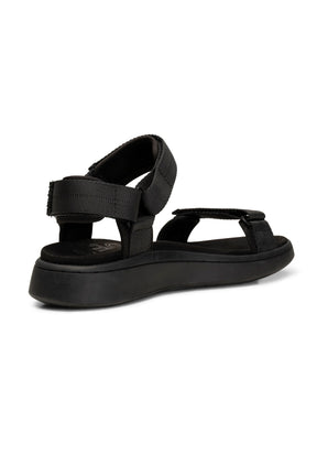 Woden Line sandal, Black/Black