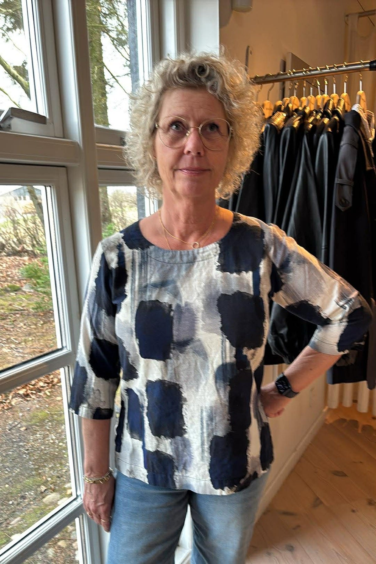 Thing bluse 7212, Navy