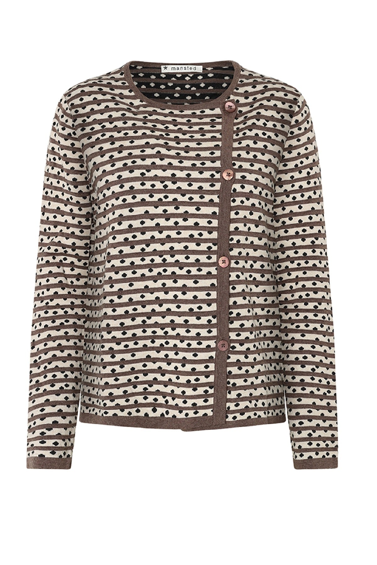 Mansted FRIDA cardigan, Brown
