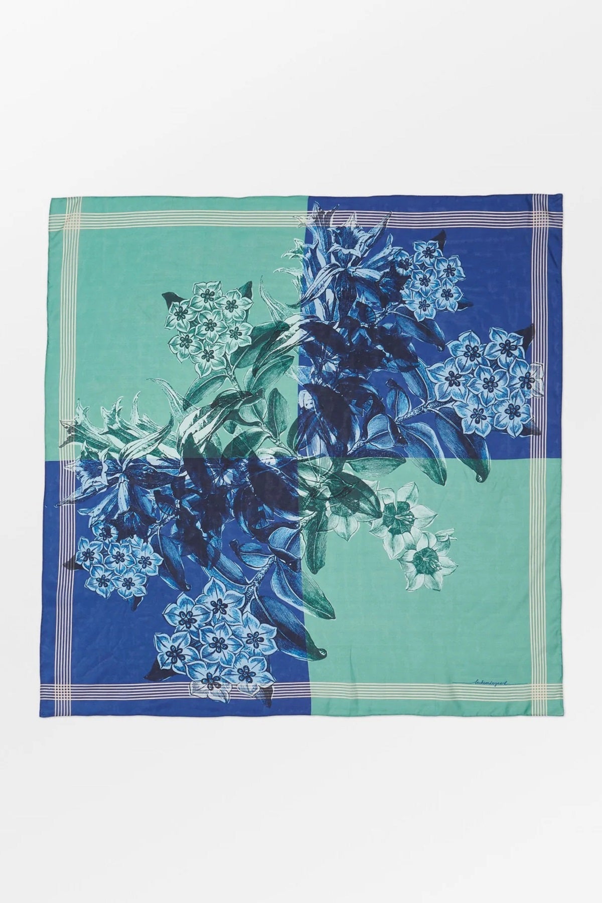 Beck Söndergaard Blooms Sia Scarf, Wasabi Green