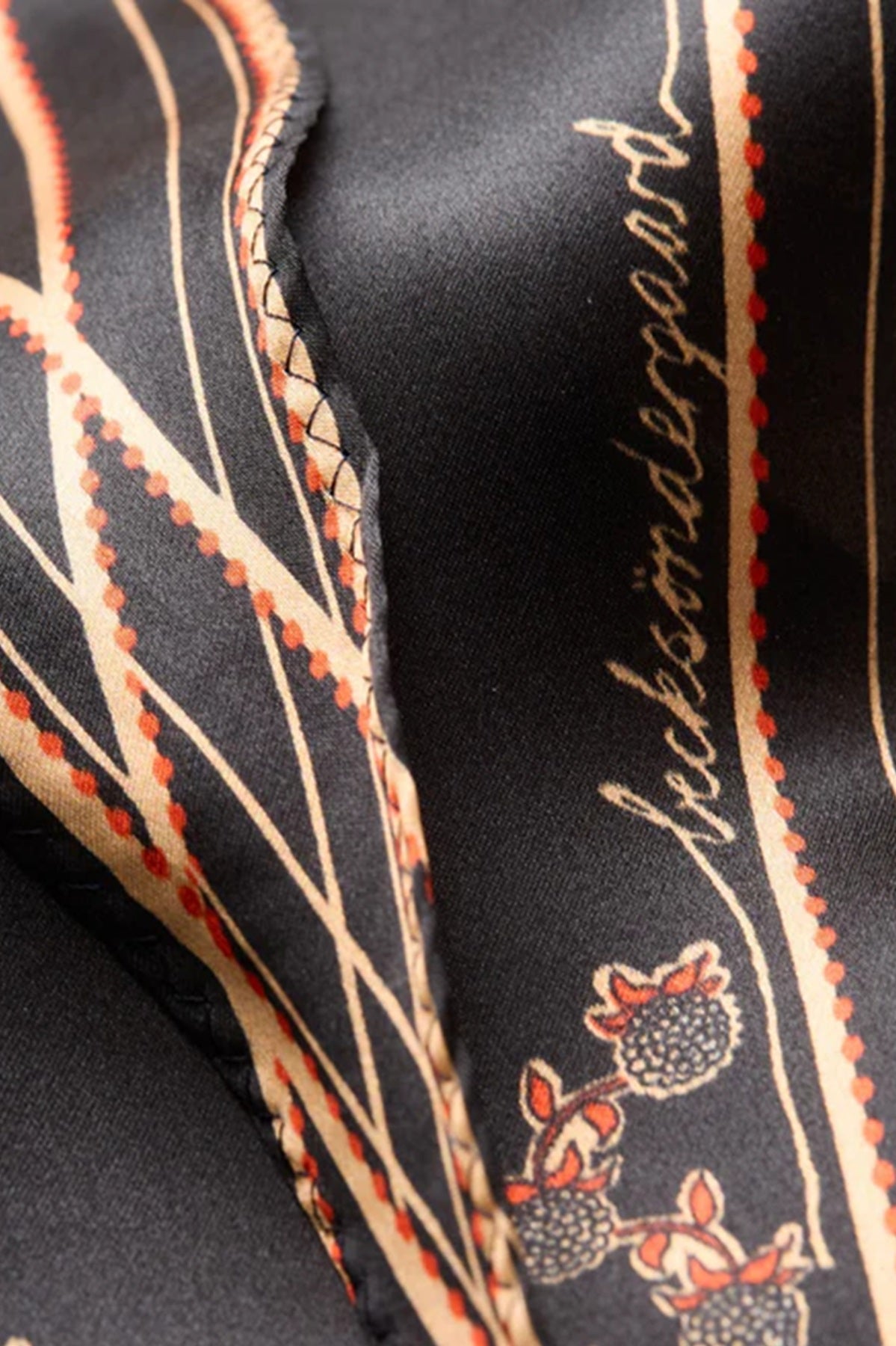 Beck Söndergaard Brombeere Diamond Scarf, Black
