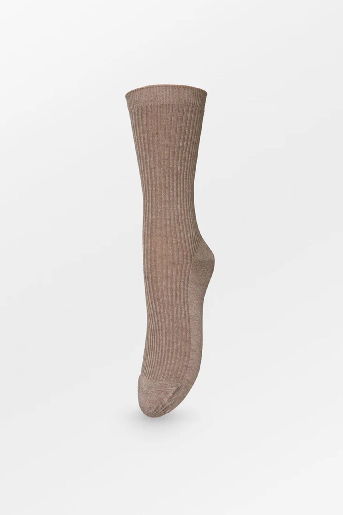 Beck Söndergaard Telma Solid Sock, Beige Melange