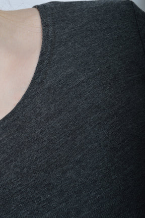 Blusbar by basic 4002 Shirt round neck L/S, Anthrasite Melange