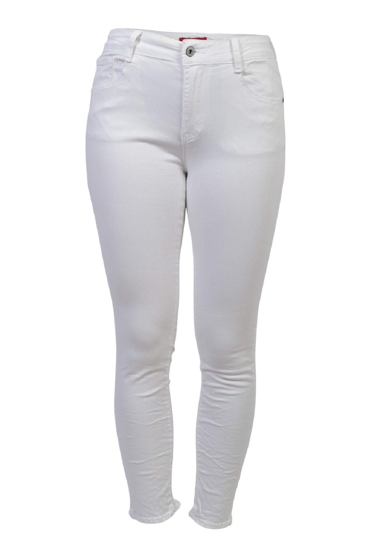Marc Lauge Bell jeans twill, White