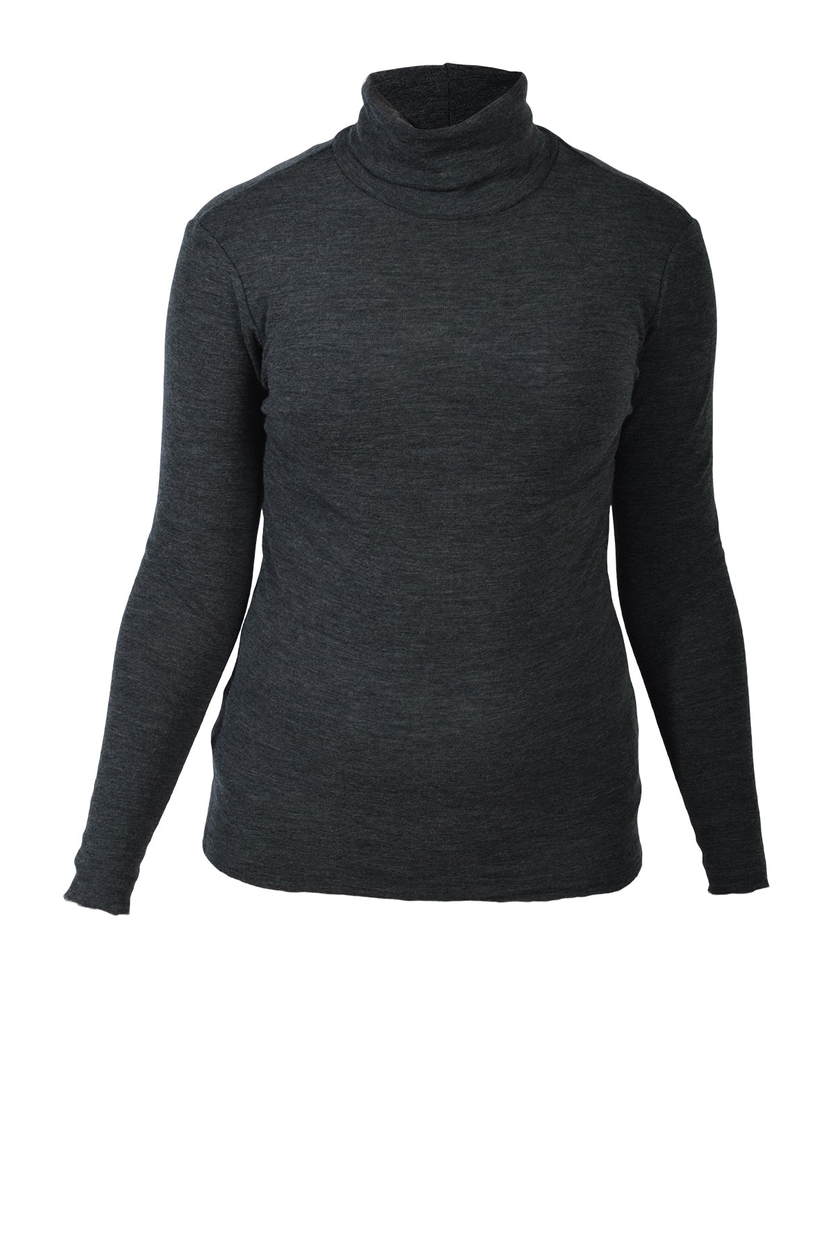 Blusbar by basic Shirt roll neck L/S, Anthrasite