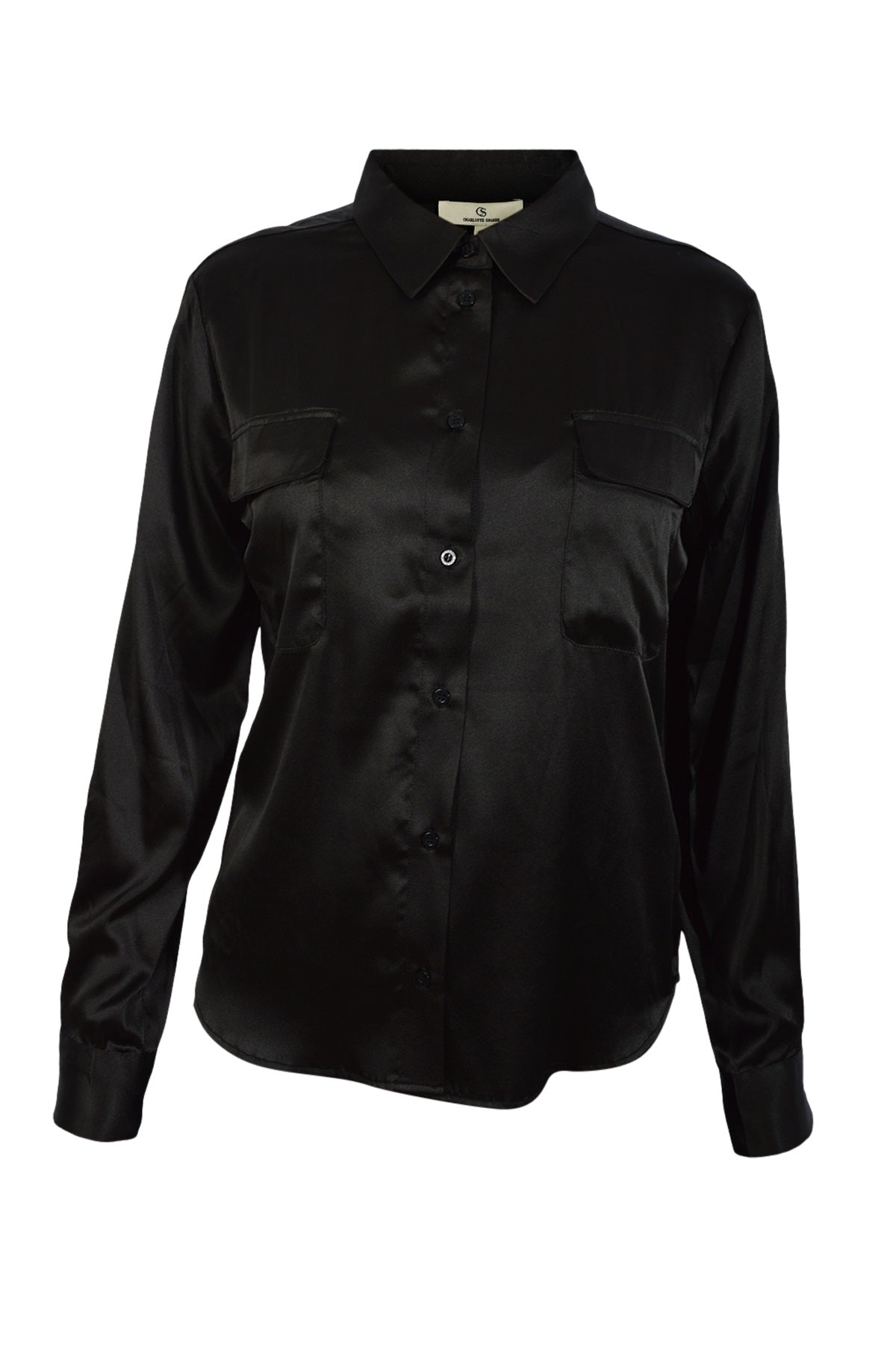 Charlotte Sparre Classic Shirt 2428 Solid, Black