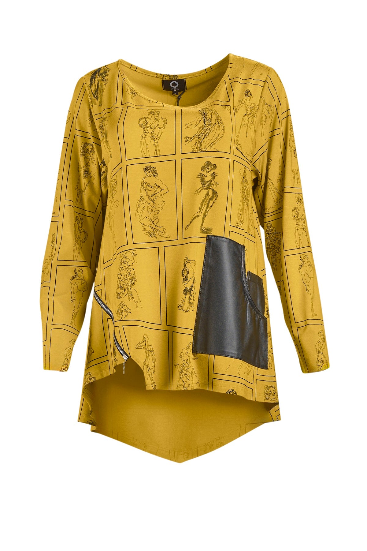 My Soul Cartoon bluse  0153, Honey