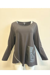 My Soul Cartoon bluse  0153, Plain Black